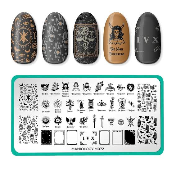 Supernatural: Tarot Reading (m072) - Nail Stamping Plate