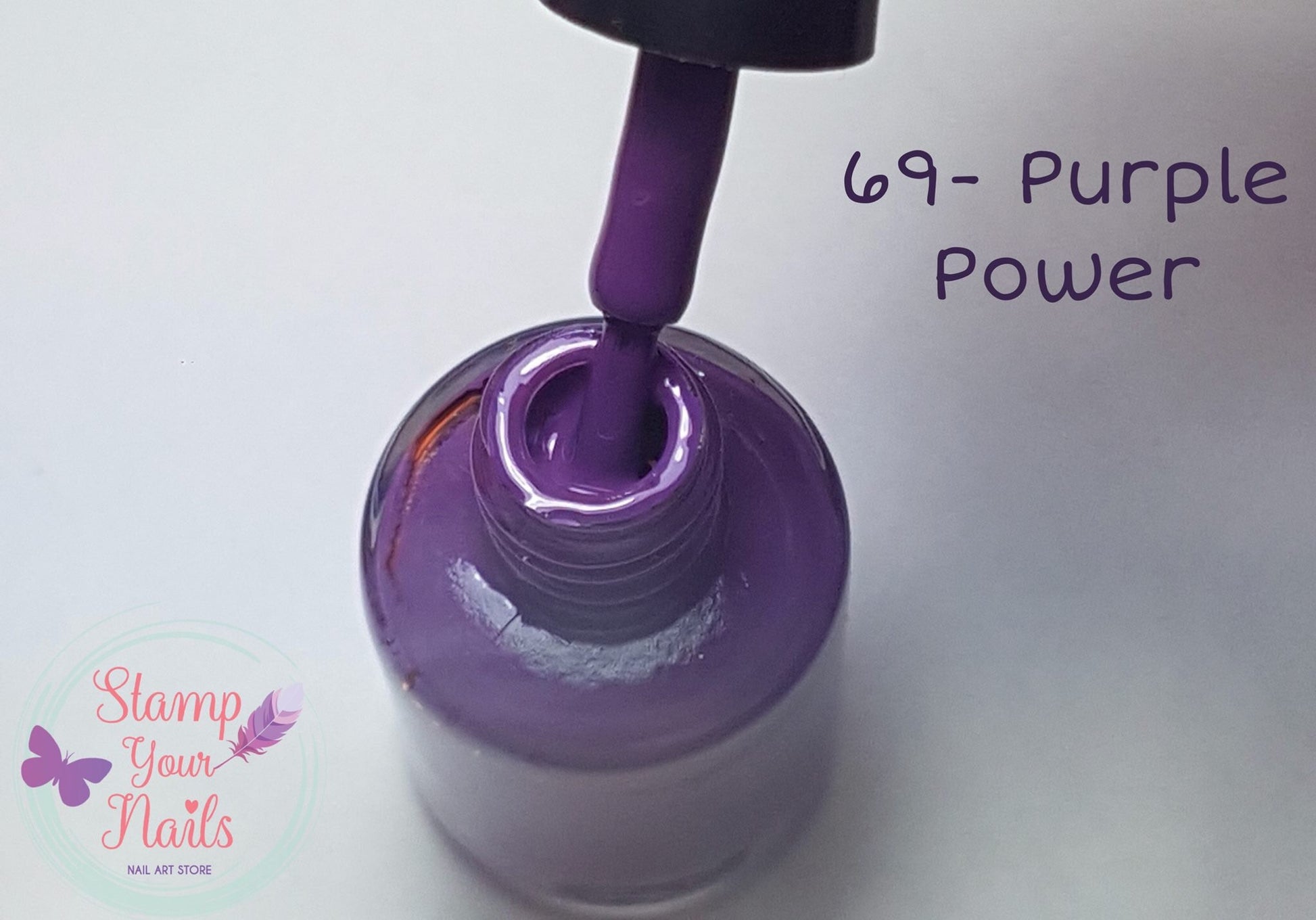 69 Purple Power - Stamp your nails