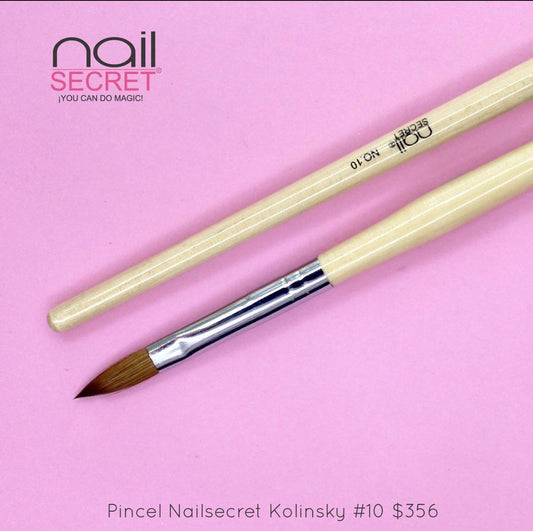 Pincel  Nailsecret Kolinsky #10